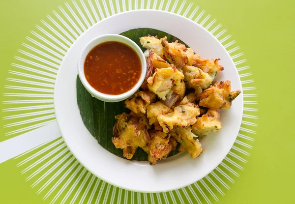 "Cucur Udang "garnéla fritters — Stock Fotó