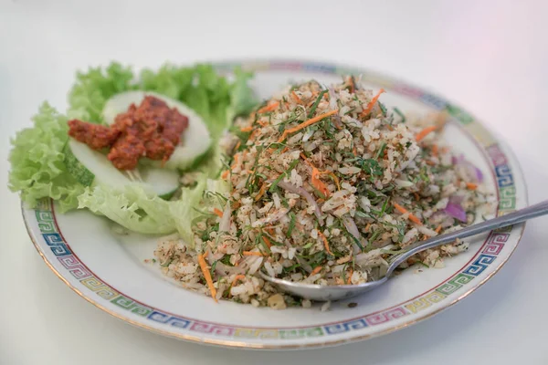 Nasi Ulam Beras Herbal Tradisional — Stok Foto