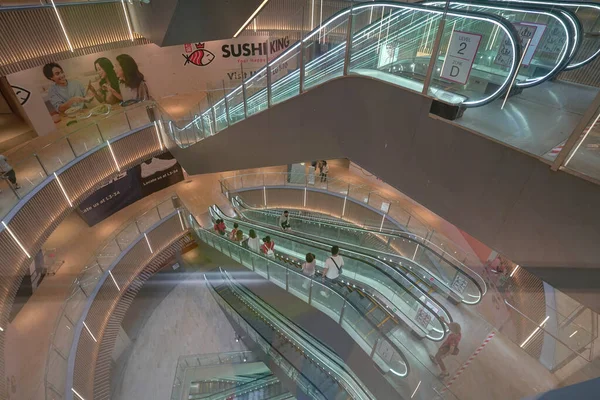 Kuala Lumpur Malásia Fevereiro 2022 Interior Mitsui Shopping Park Lalaport — Fotografia de Stock