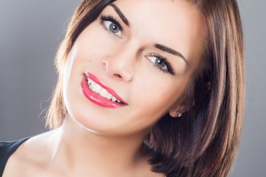 genç kadın ile mükemmel bir görünüm