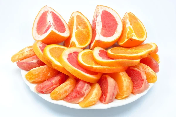 Toranjas e laranjas — Fotografia de Stock