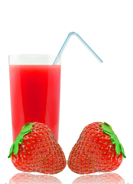 Strawberry juice — Stock Photo, Image