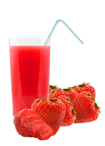 Strawberry juice — Stock Photo, Image