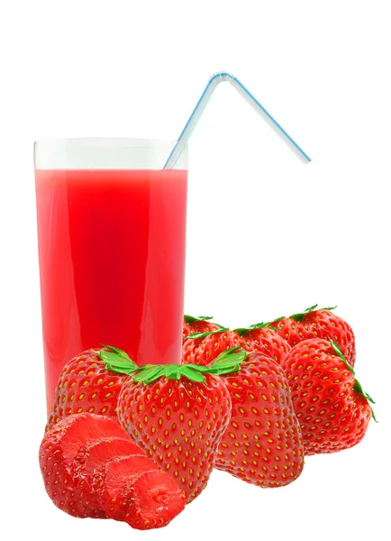 Strawberry juice — Stock Photo, Image