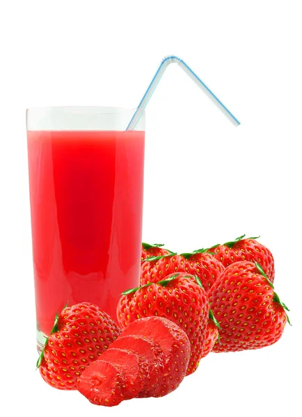 Strawberry juice — Stock Photo, Image