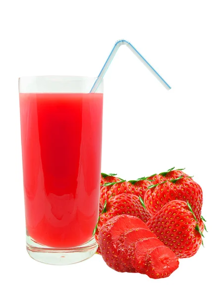 Strawberry juice — Stock Photo, Image