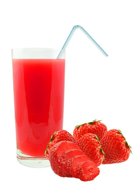 Strawberry juice — Stock Photo, Image