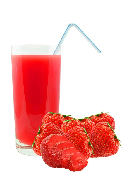 Strawberry juice — Stock Photo, Image