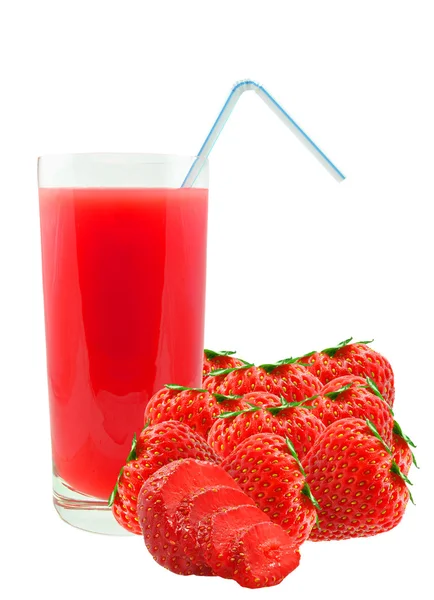 Strawberry juice — Stock Photo, Image