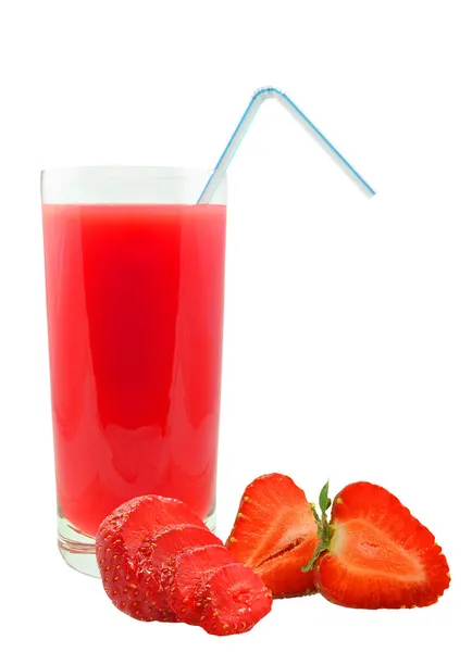 Strawberry juice — Stock Photo, Image