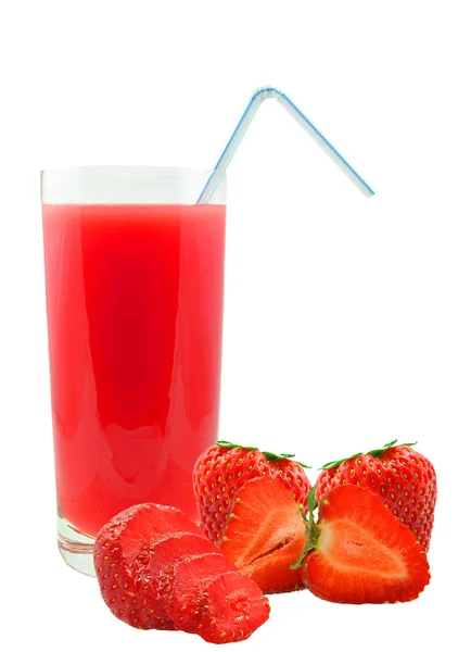 Strawberry juice — Stock Photo, Image