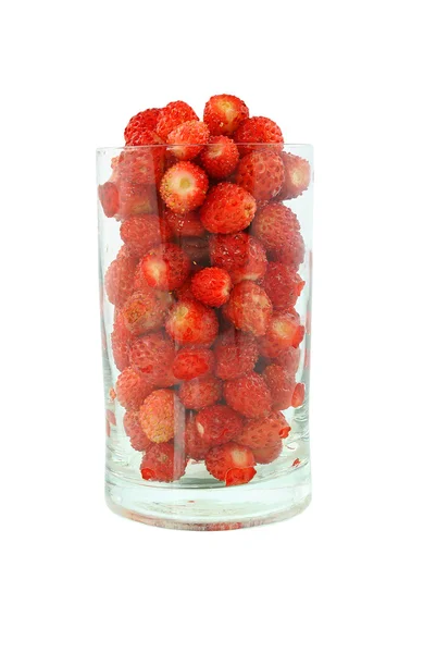 Strawberries in a glass — Stock Photo, Image