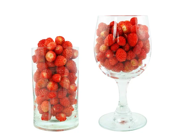 Fraises dans des verres — Photo