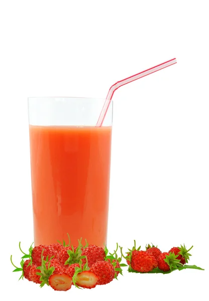 Succo di fragola — Foto Stock