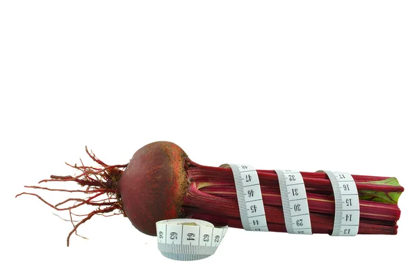 Beetroot and meter — Stock Photo, Image