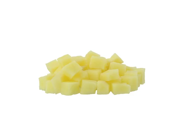 Stukken van aardappel — Stockfoto