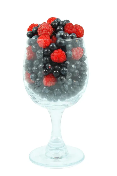 Berries in a glass — Stock Photo, Image