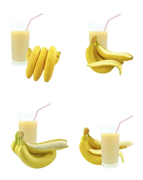 Sok bananowy — Zdjęcie stockowe