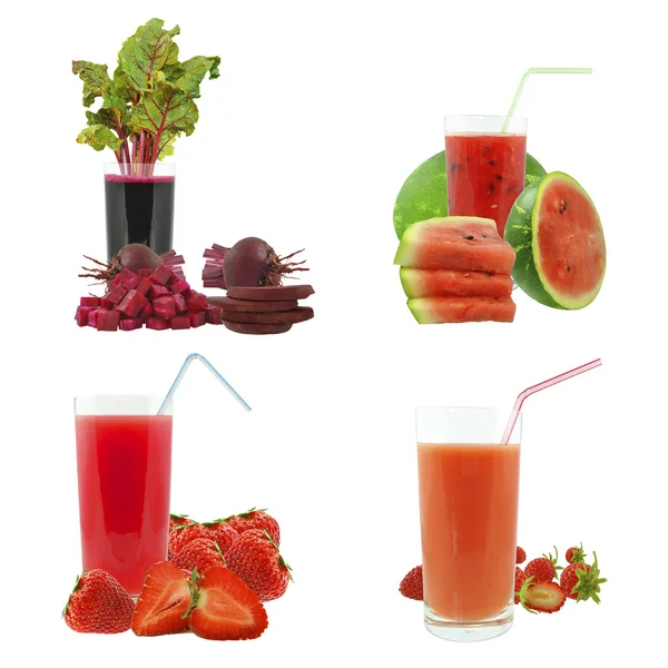 Succhi di frutta e verdura — Foto Stock
