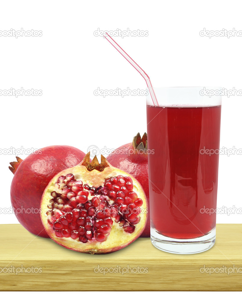 Juice of pomegranates