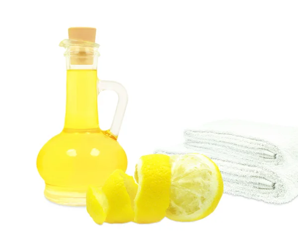 Yağ ve limon kabuğu — Stok fotoğraf