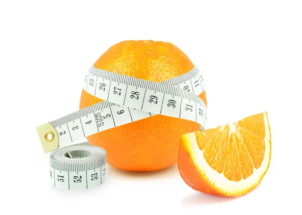 Orange and meter — Stock Photo, Image