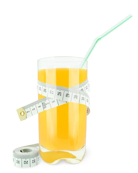 Apelsinjuice och mätaren — Stockfoto