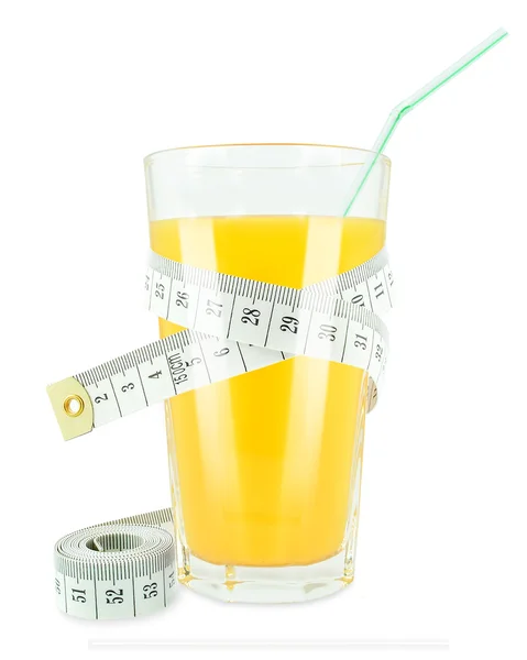 Apelsinjuice och mätaren — Stockfoto