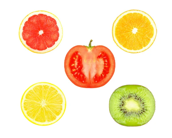 Fruit plakjes — Stockfoto