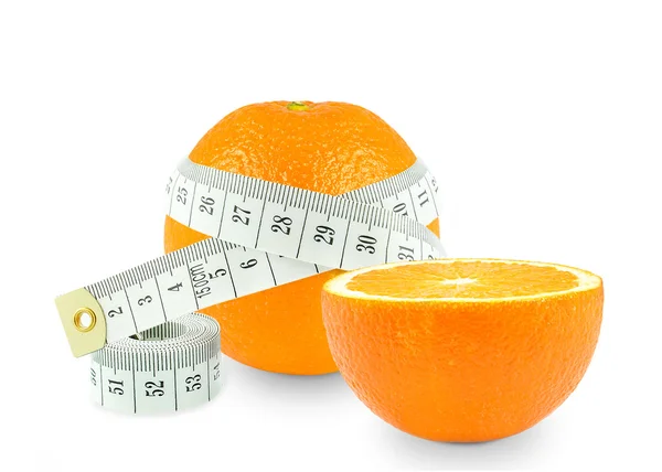 Orange and meter — Stock Photo, Image