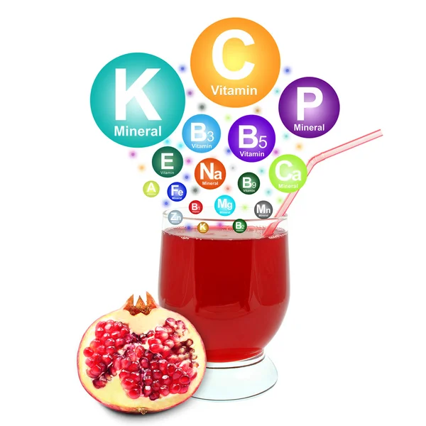 Pomegranate juice — Stock Photo, Image