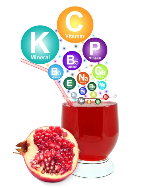 Pomegranate juice — Stock Photo, Image