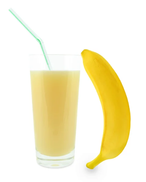 Succo di banana — Foto Stock