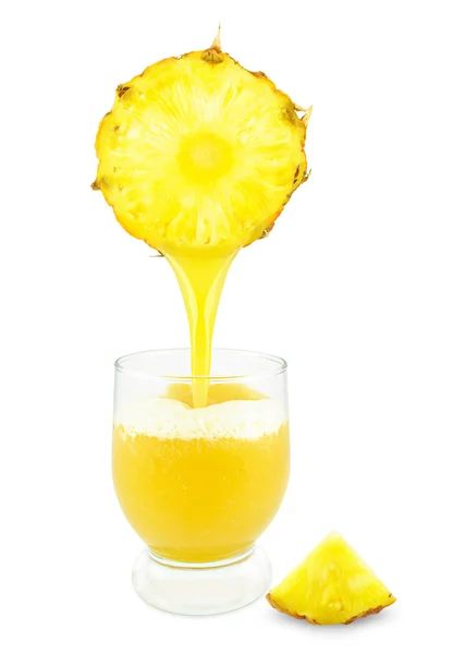 菠萝汁 — 图库照片