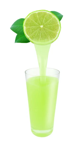 Lime juice — Stock Photo, Image