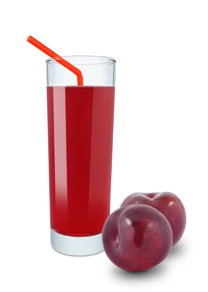 Plum juice — Stock Photo, Image