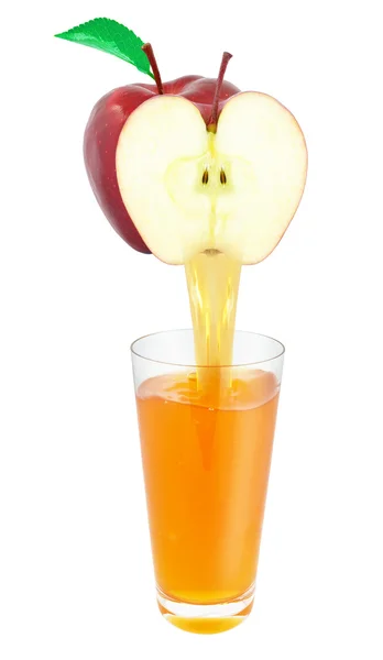 Jugo de manzana — Foto de Stock