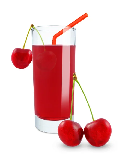 Cherry šťáva — Stock fotografie