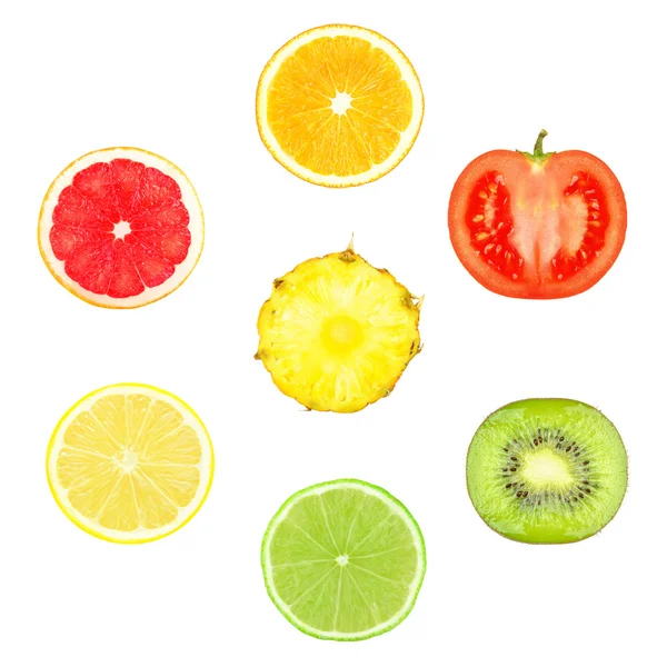 Meyve dilimleri — Stok fotoğraf
