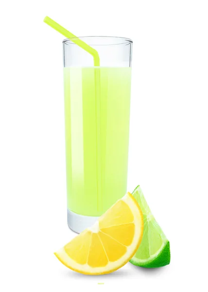 Sok z limonki i cytryny — Zdjęcie stockowe