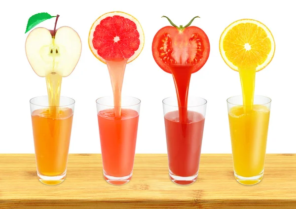 Sucuri de fructe — Fotografie, imagine de stoc