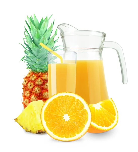 オレンジ パイナップル ジュース — ストック写真