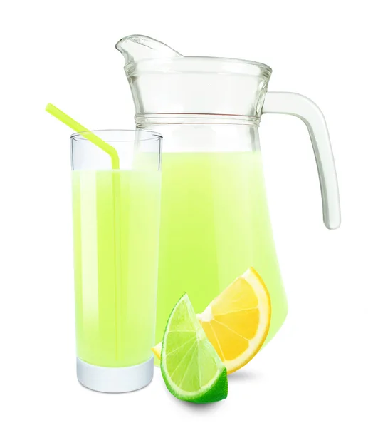 Succo di limone e lime — Foto Stock