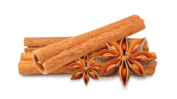 Anise and cinnamon — Stock Photo, Image