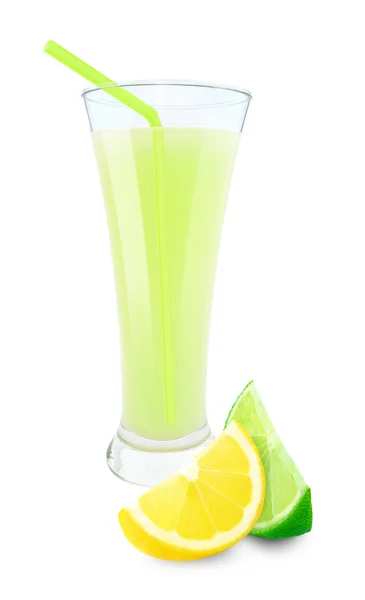 Succo di lime e limone — Foto Stock