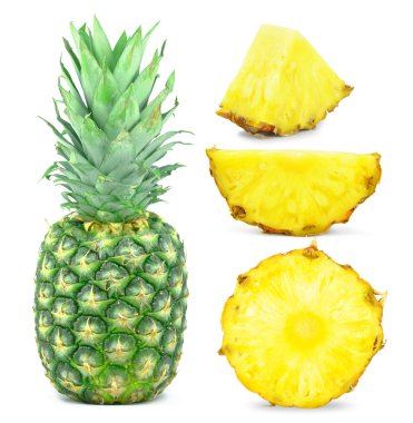 ananas ve dilimleri