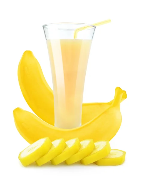 Świeży banan koktajl — Zdjęcie stockowe