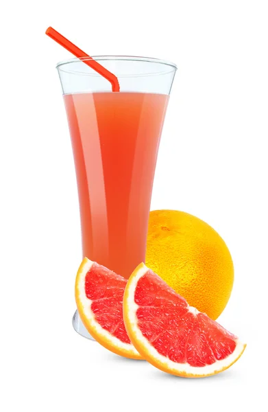 Färsk grapefruktjuice — Stockfoto