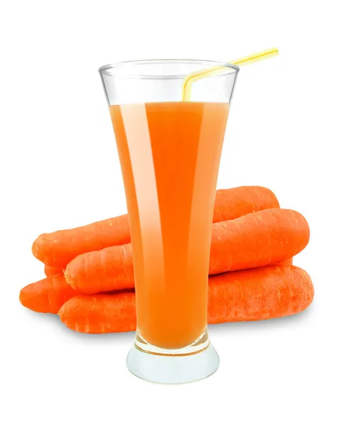 Succo di carota fresco — Foto Stock
