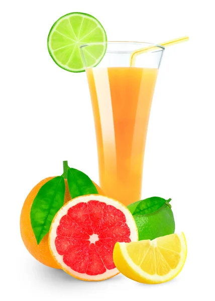 Färsk citrus juice — Stockfoto